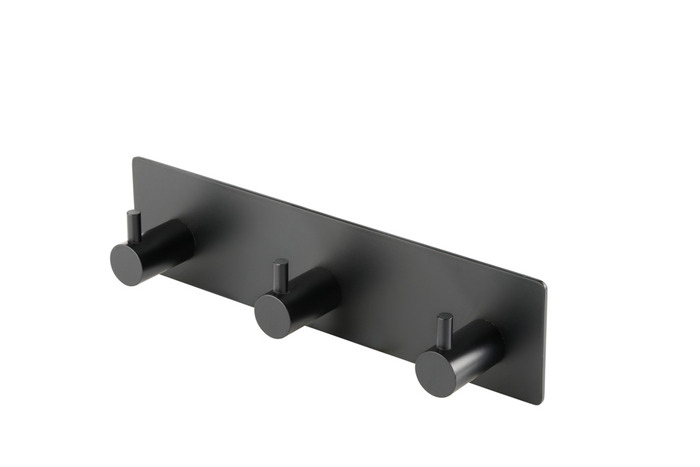 Trippelkrok Rostfri Självhäftande Svart REN